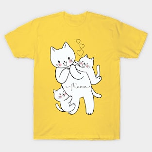 Mom cat. T-Shirt